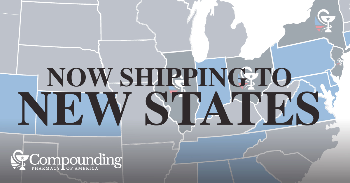 Compounding Pharmacy of America Now Shipping Prescriptions to Several States