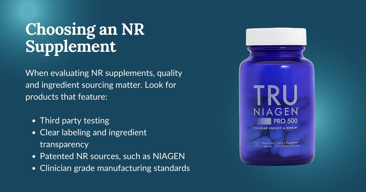 Choosing an NR Supplement