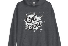 grit and grind Hoodie Dark unisex