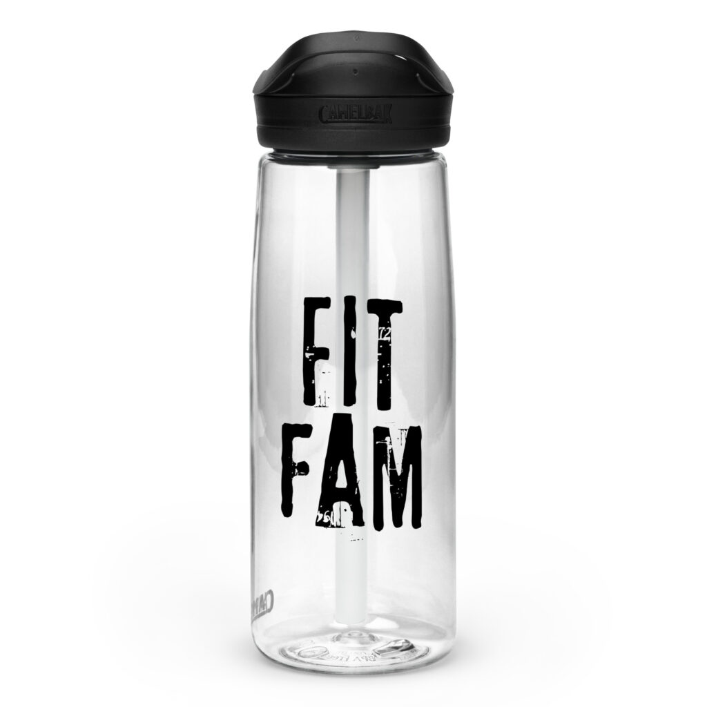 Fit Fam Water Bottle Custom Sports And Fitness Water Bottle fit-fam-water-bottle-custom-sports-and-fitness-water-bottle