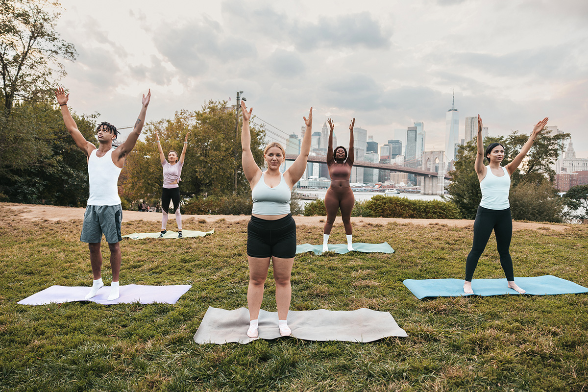 Yoga, meditation, and breathing exercises