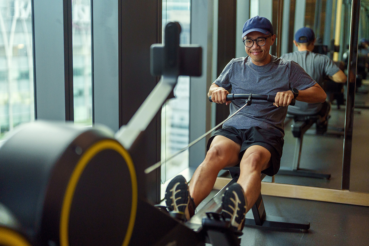 Explore workouts like spin, rowing, or competitive leagues