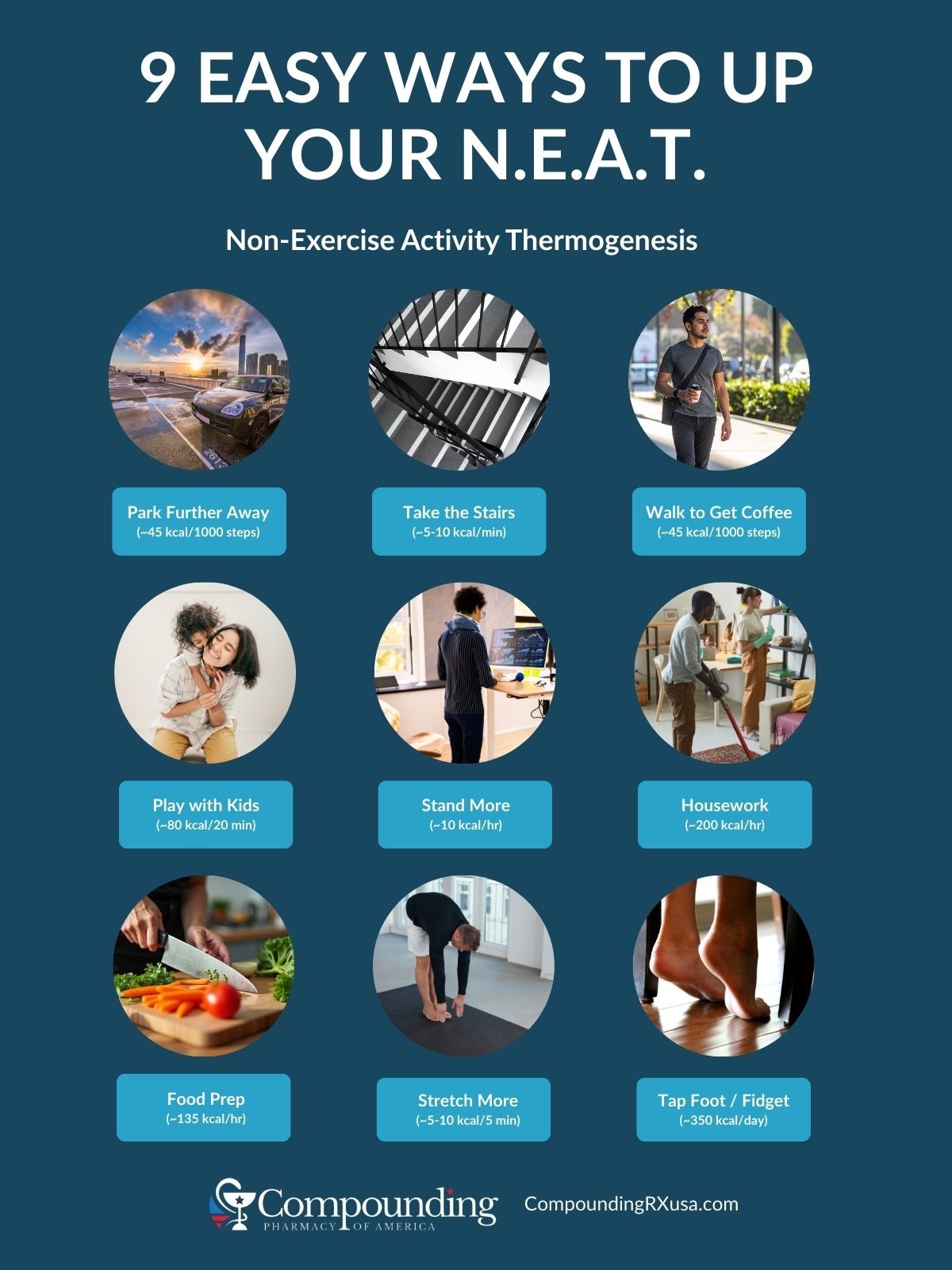 9 Easy Ways to up Your N.E.A.T.